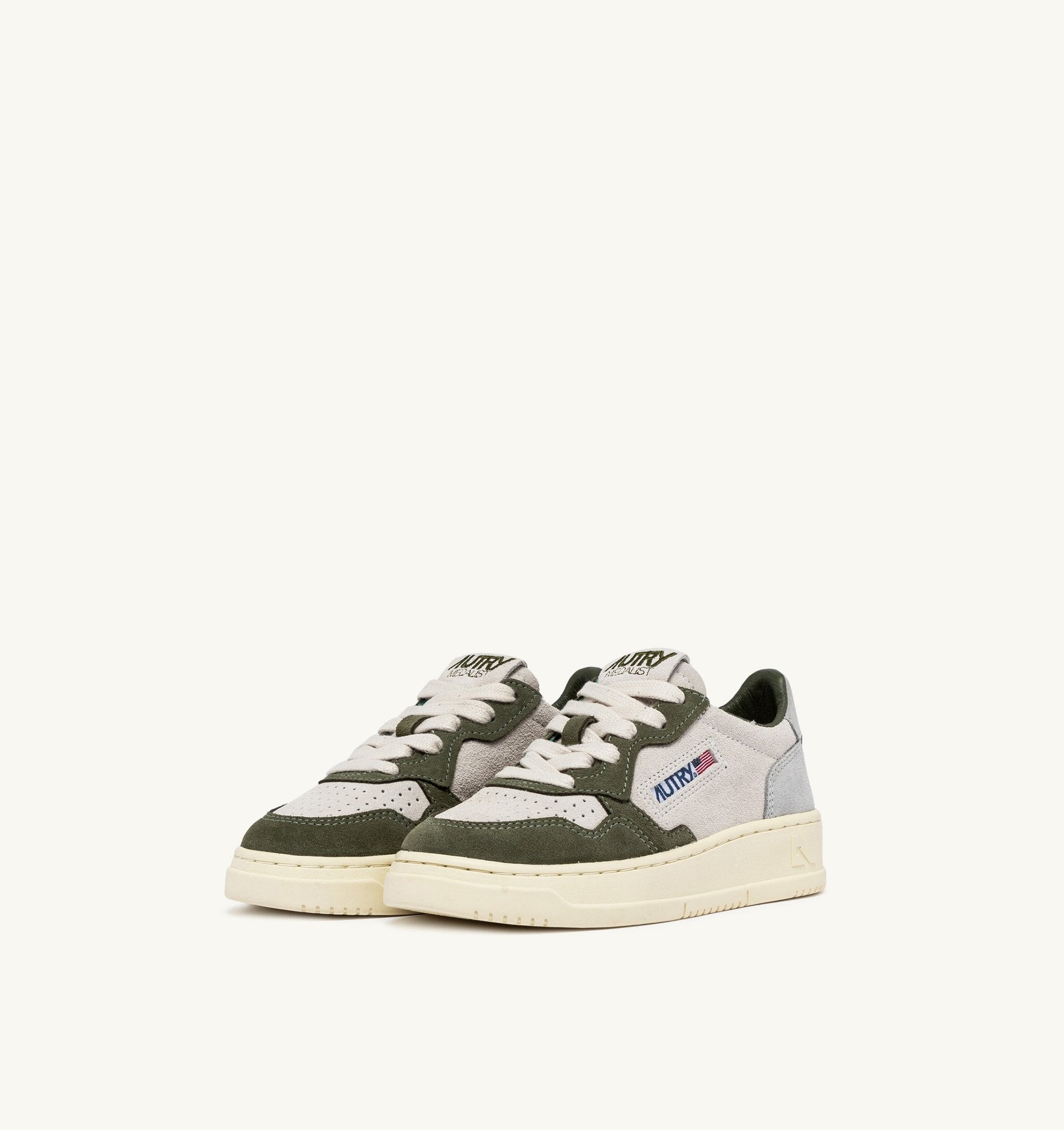 Medalist Kids Low en suède Schio Green/Loft Gray